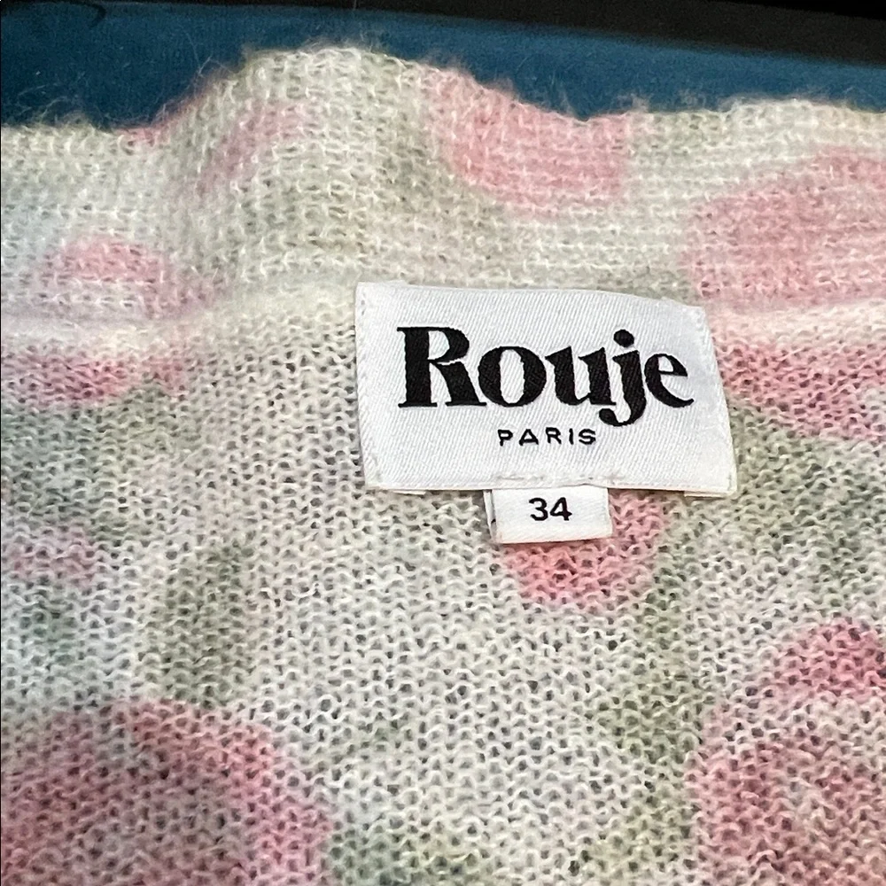 Rouje Floral Sue Cardigan size 34 - Picture 3 of 7